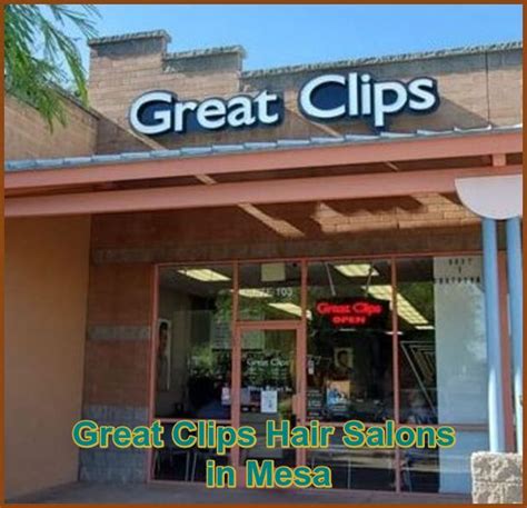 Great clips mesa az - AZ /. Mesa /. 2748 S Signal Butte Rd. Get a great haircut at the Great Clips Mulberry Marketplace hair salon in Mesa, AZ. You can save time by checking in online. No appointment necessary. 
